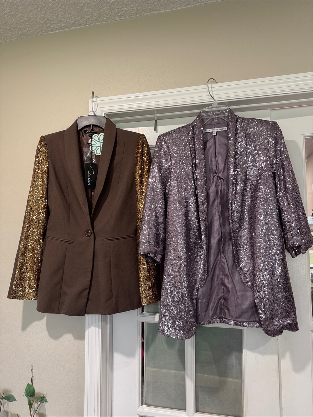 Boutique sequin blazers